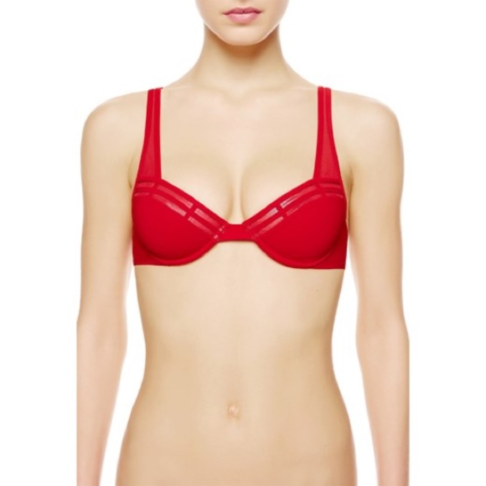 NWT La Perla Red Swim Top